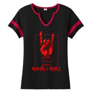 Heavy Metal Guitar Death Metal Rock N Roll Music Ladies Halftime Notch Neck Tee