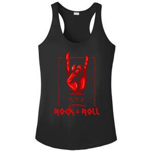 Heavy Metal Guitar Death Metal Rock N Roll Music Ladies PosiCharge Competitor Racerback Tank