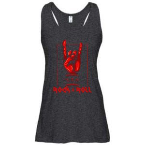 Heavy Metal Guitar Death Metal Rock N Roll Music Ladies Essential Flowy Tank