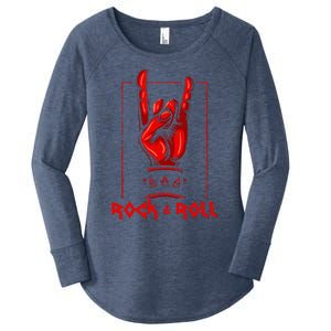 Heavy Metal Guitar Death Metal Rock N Roll Music Women's Perfect Tri Tunic Long Sleeve Shirt