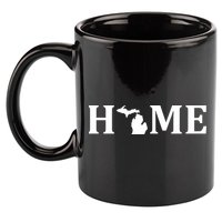 Home Michigan Great Lake State MI Est 1837 Home 11oz C Handle Ceramic Mug