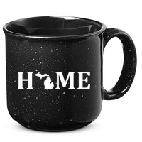 Home Michigan Great Lake State MI Est 1837 Home 15oz Campfire Ceramic Mug