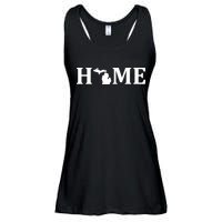 Home Michigan Great Lake State MI Est 1837 Home Ladies Essential Flowy Tank