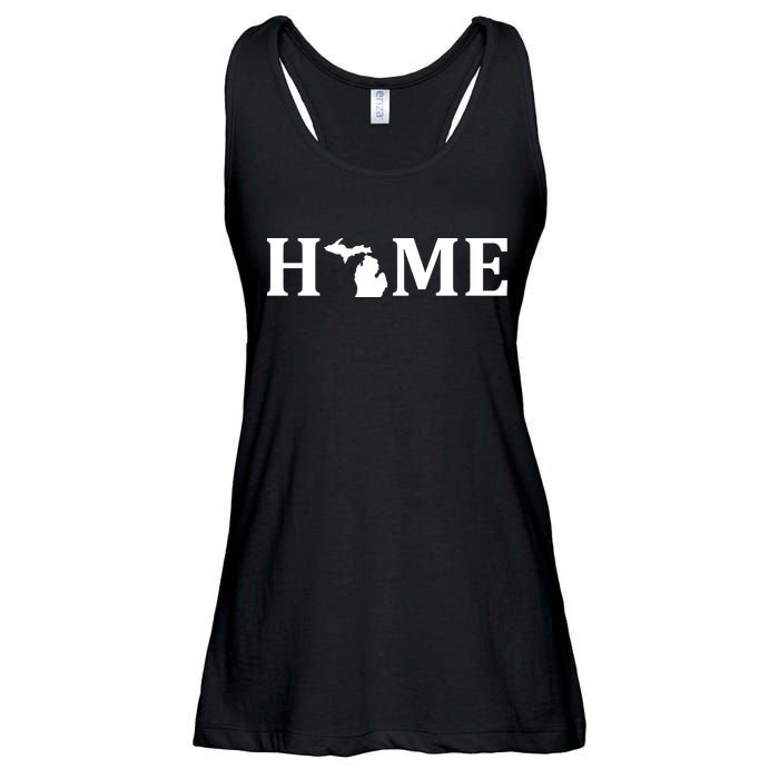 Home Michigan Great Lake State MI Est 1837 Home Ladies Essential Flowy Tank
