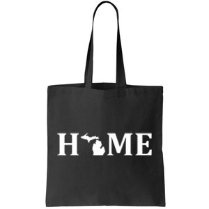 Home Michigan Great Lake State MI Est 1837 Home Tote Bag