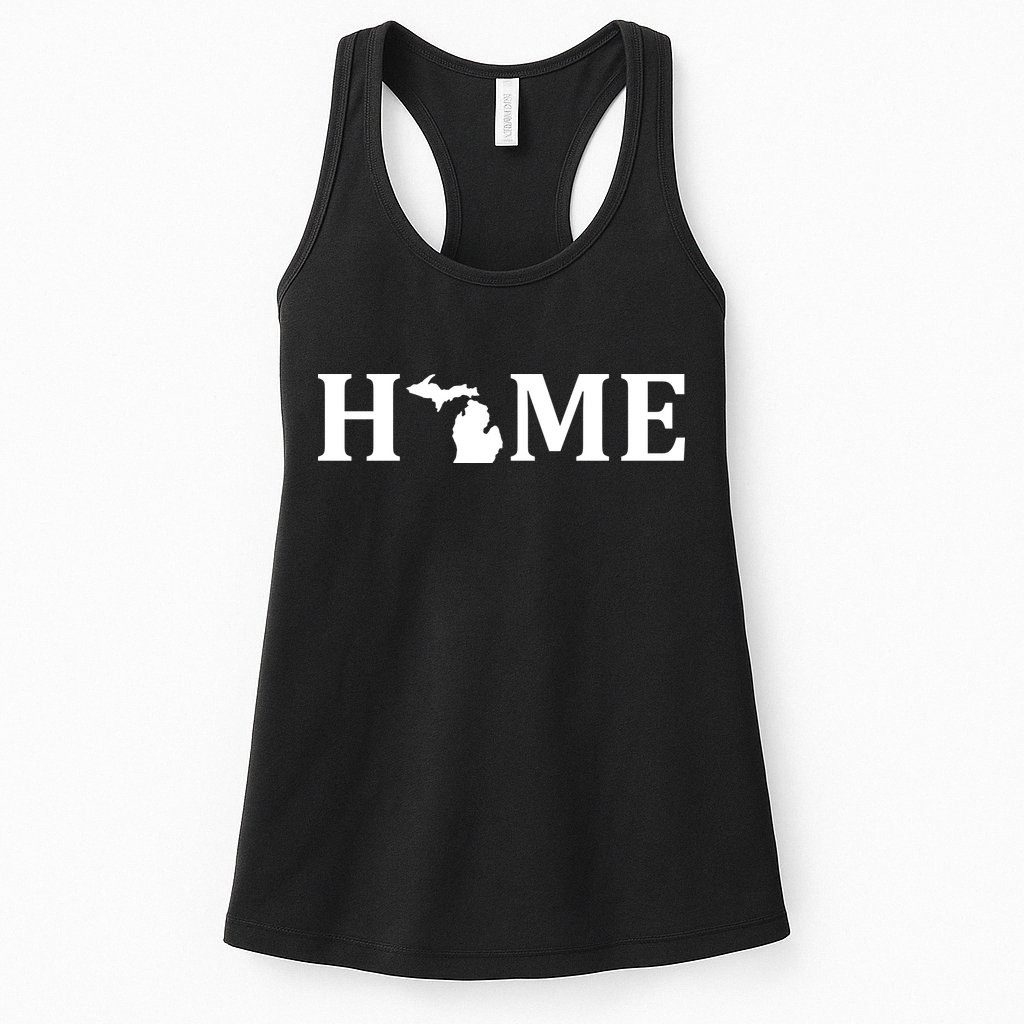 Home Michigan Great Lake State MI Est 1837 Home Womens Tank Top