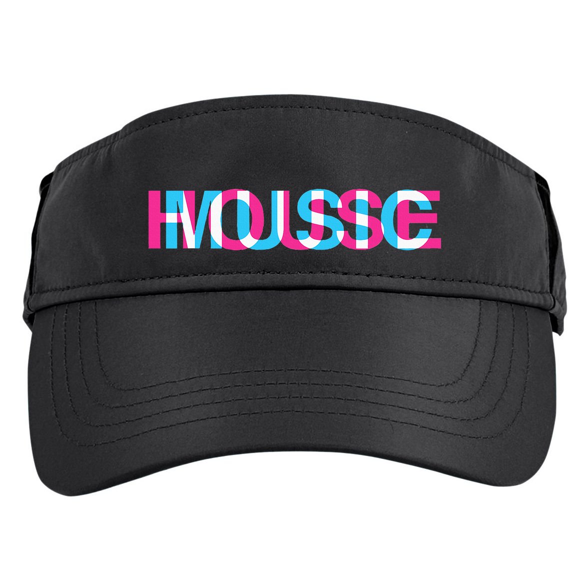 House Music Glitch Optical Illusion Edm Rave Dj Adult Drive Performance Visor