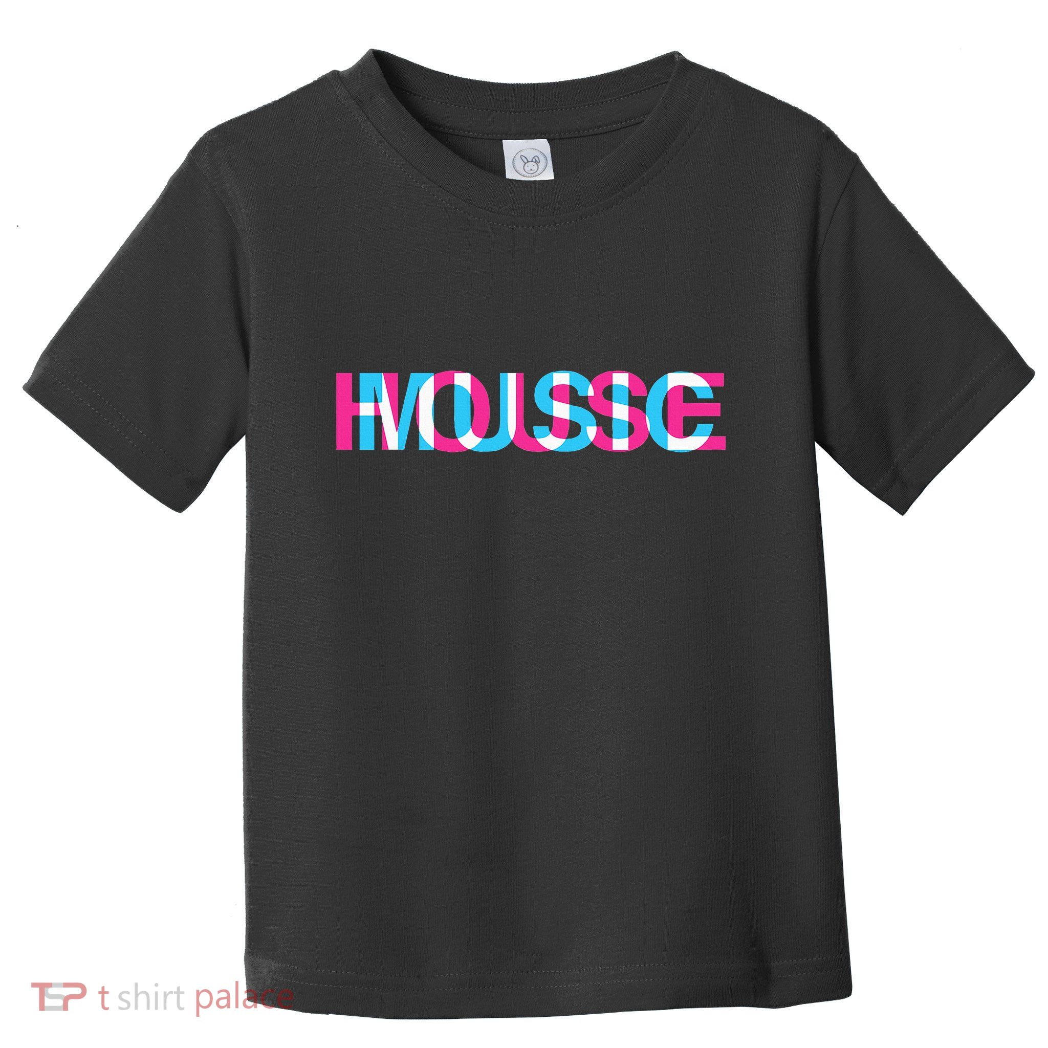 House Music Glitch Optical Illusion Edm Rave Dj Toddler T-Shirt