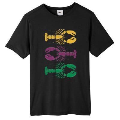 Happy Mardi Gras 2024 Crawfish Matching Party Vintage Tall Fusion ChromaSoft Performance T-Shirt