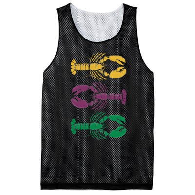 Happy Mardi Gras 2024 Crawfish Matching Party Vintage Mesh Reversible Basketball Jersey Tank