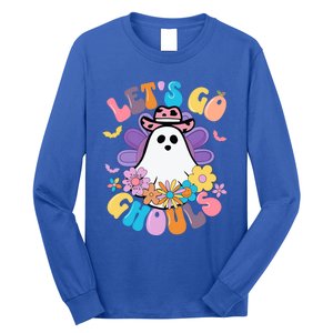 Halloween Meaningful Gift Lets Go Ghouls Gift Long Sleeve Shirt