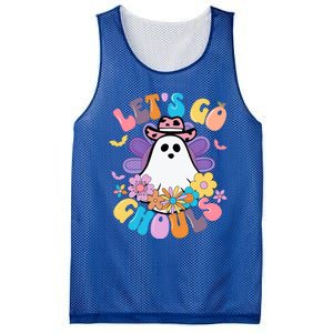 Halloween Meaningful Gift Lets Go Ghouls Gift Mesh Reversible Basketball Jersey Tank