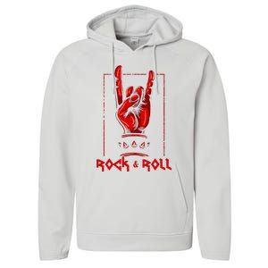 Heavy Metal Guitar Death Metal Rock N Roll Music Performance Fleece Hoodie