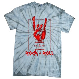 Heavy Metal Guitar Death Metal Rock N Roll Music Tie-Dye T-Shirt