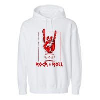 Heavy Metal Guitar Death Metal Rock N Roll Music Garment-Dyed Fleece Hoodie