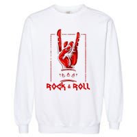 Heavy Metal Guitar Death Metal Rock N Roll Music Garment-Dyed Sweatshirt