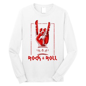 Heavy Metal Guitar Death Metal Rock N Roll Music Long Sleeve Shirt