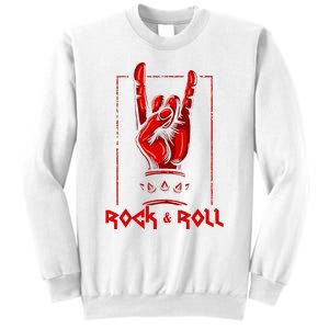 Heavy Metal Guitar Death Metal Rock N Roll Music Sweatshirt