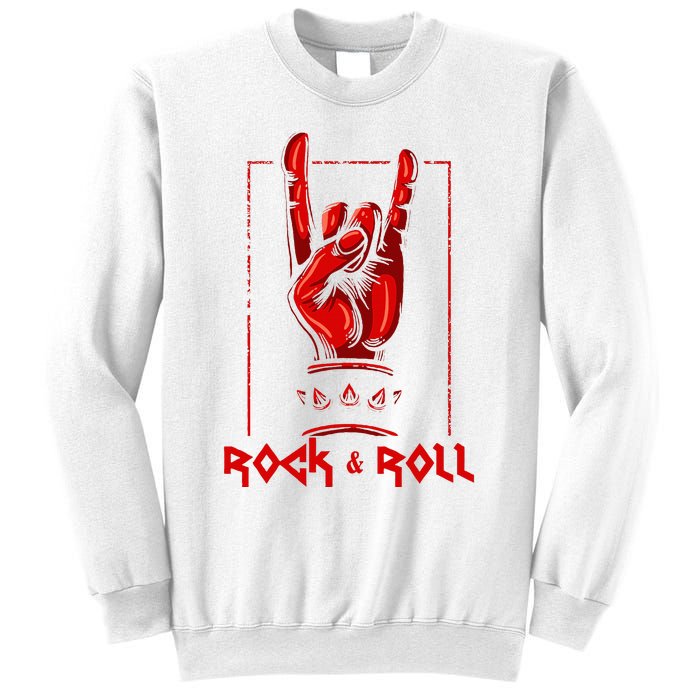 Heavy Metal Guitar Death Metal Rock N Roll Music Sweatshirt