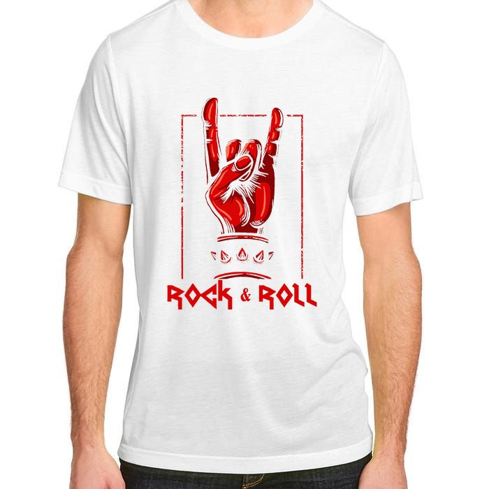 Heavy Metal Guitar Death Metal Rock N Roll Music Adult ChromaSoft Performance T-Shirt