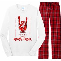 Heavy Metal Guitar Death Metal Rock N Roll Music Long Sleeve Pajama Set