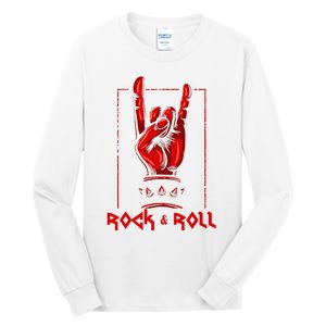 Heavy Metal Guitar Death Metal Rock N Roll Music Tall Long Sleeve T-Shirt