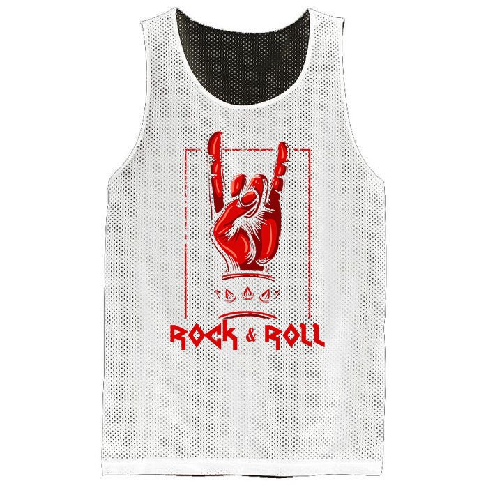 Heavy Metal Guitar Death Metal Rock N Roll Music Mesh Reversible Basketball Jersey Tank