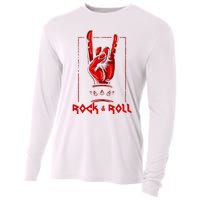 Heavy Metal Guitar Death Metal Rock N Roll Music Cooling Performance Long Sleeve Crew