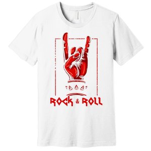 Heavy Metal Guitar Death Metal Rock N Roll Music Premium T-Shirt