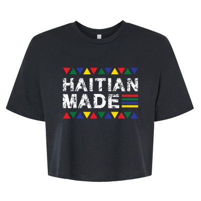 Haitian Made Haiti Pride Bella+Canvas Jersey Crop Tee