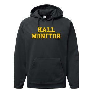 Hall Monitor Performance Fleece Hoodie