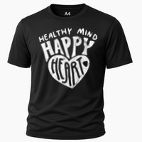 Healthy Mind Happy Heart Mental Health Cooling Performance Crew T-Shirt