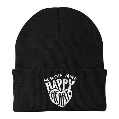 Healthy Mind Happy Heart Mental Health Beanie