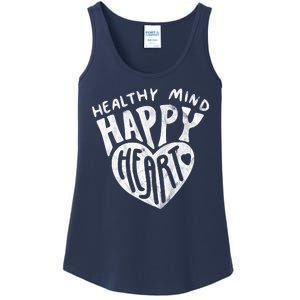 Healthy Mind Happy Heart Mental Health Ladies Essential Tank