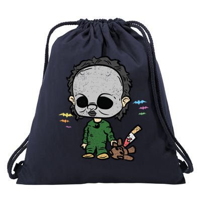 Horror Movie Halloween Costume Scary Drawstring Bag