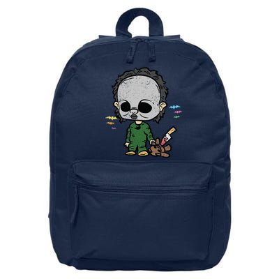 Horror Movie Halloween Costume Scary 16 in Basic Backpack