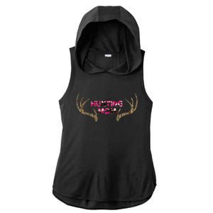 Hunting Mom Ladies PosiCharge Tri-Blend Wicking Draft Hoodie Tank