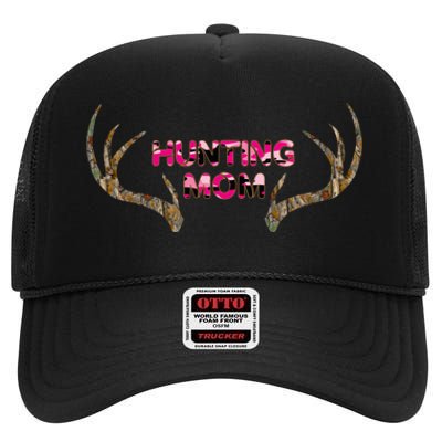 Hunting Mom High Crown Mesh Back Trucker Hat