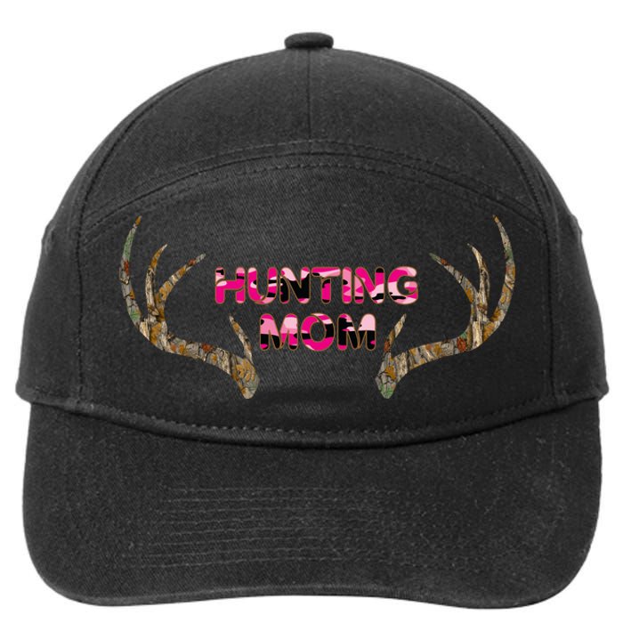 Hunting Mom 7-Panel Snapback Hat