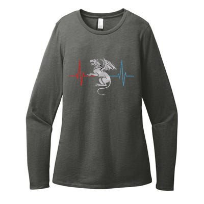 Heartbeat Manticore Womens CVC Long Sleeve Shirt