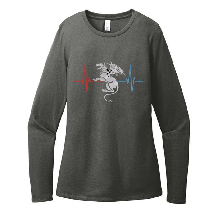 Heartbeat Manticore Womens CVC Long Sleeve Shirt