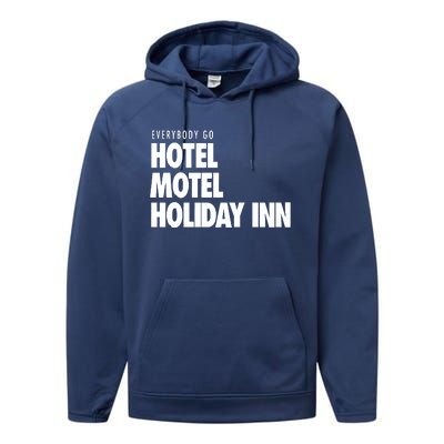 Hotel Motel Holiday Inn Performance Fleece Hoodie