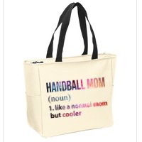 Handball Mom Zip Tote Bag