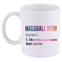 Handball Mom 11oz C Handle Ceramic Mug