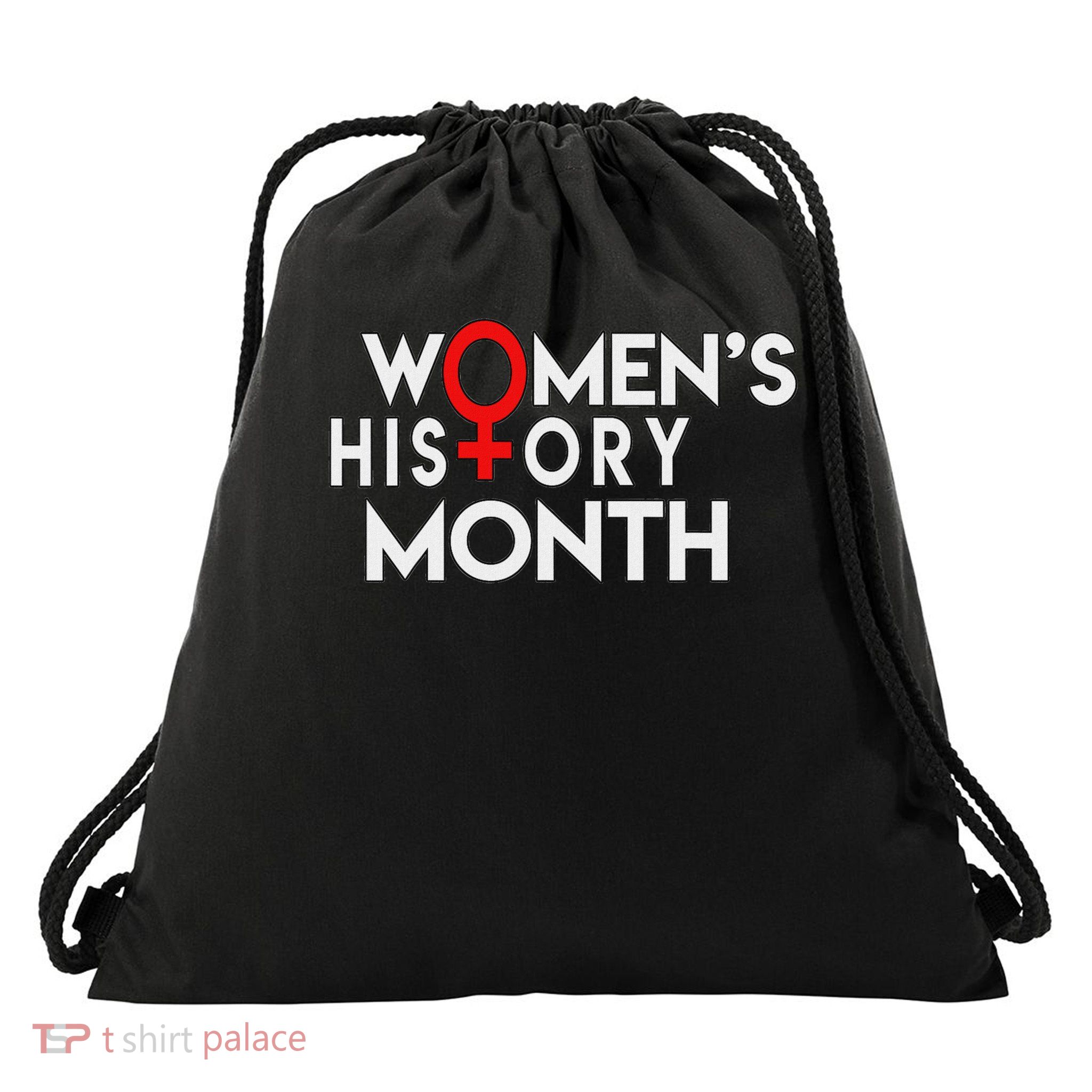 History Month Drawstring Bag