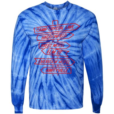 Horror Movies Tie-Dye Long Sleeve Shirt