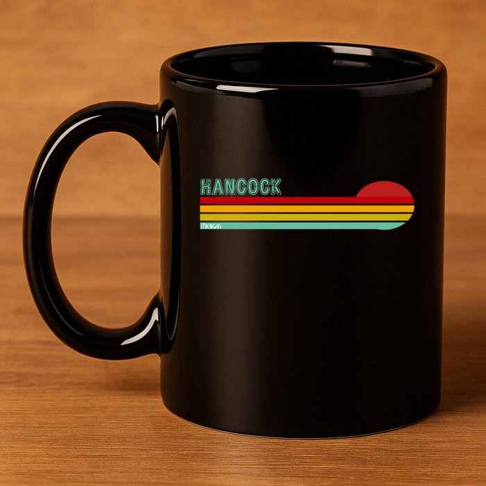 Hancock Michigan 11oz C Handle Ceramic Mug