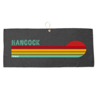 Hancock Michigan Large Microfiber Waffle Golf Towel