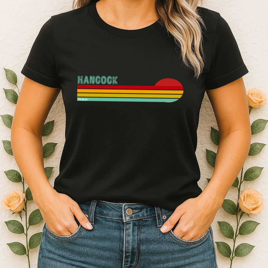 Hancock Michigan Womens T-Shirt