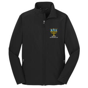 Hanukkah Menorah Happy Hanukkah Core Soft Shell Jacket